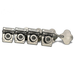 LEO QUAN® BADASS OGT™ MACHINE HEADS FOR BASS 1:22 RATIO 4x1 NICKEL