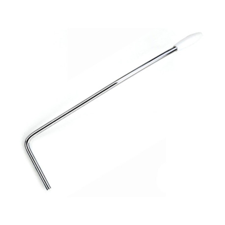 JAGUAR/JAZZMASTER TREMOLO ARM NICKEL WHITE TIP REISSUE