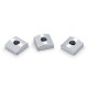 FLOYD ROSE® ORIGINAL LOCKNUT CAPS CHROME (3pcs)