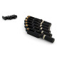 APOLLO MUSIC PARTS® SINGLE TUNING HEADLESS GUITAR BRIDGE BLACK