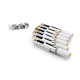 APOLLO MUSIC PARTS® PONTET INDIVIDUEL GUITARE HEADLESS CHROME