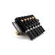 APOLLO MUSIC PARTS® MULTI TREMOLO 6 CORDES NOIR