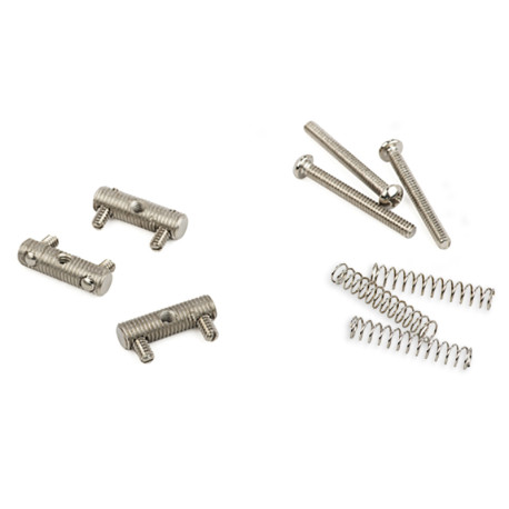 American Vintage Telecaster® Threaded Bridge Saddles, Nickel (3)