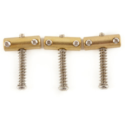 American Vintage Telecaster® Compensated Bridge Saddles, Brass