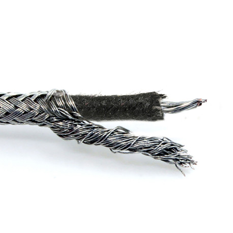 FIL DE CÂBLAGE AVEC TRESSE EN MÉTAL STYLE GIBSON® 36cm