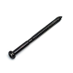 BASS PICKUP SCREWS BLACK 35mm (20pcs)
