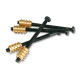 BRASS INSERTS AND SCREWS FOR DIRECT MOUNT PICKUPS (4pcs)