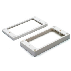 CONTOUR MICRO N et B SLANTED PLASTIC WHITE (SET OF 2)