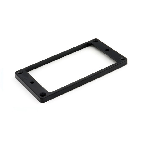PICKUP RING FOR HUMBUCKER FLAT 5mm PLASTIC BLACK