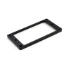 PICKUP RING FOR HUMBUCKER FLAT 5mm PLASTIC BLACK