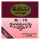 GALLI MANDOLONCELLO PHOSPHOR BRONZE SET (013- 023W-034-052/75)