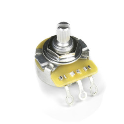 CTS® POTENTIOMETER VINTAGE STYLE SHORT THREAD 6mm SPLIT SHAFT 250K AUDIO
