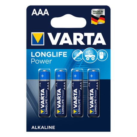 VARTA HIGH ENERGY ALKALINE 1.5 VOLTS TYPE LR03 (4PCS)