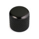 DOME KNOB BLACK (BULK PACK 10PCS)