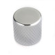 FLAT TOP KNOB POUR P.BASS ET TELE CHROME 6mm (2)