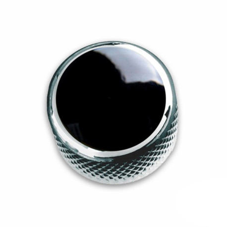 Q-PART DOME CHROME ACRYLIC BLACK