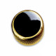 Q-PART DOME GOLD ACRYLIC BLACK