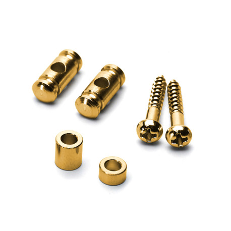 GOTOH® RG15 / RG30 STRING RETAINER CYLINDER GOLD (2pcs)
