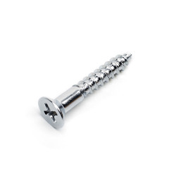 GOTOH® MOUNT SCREWS FOR TELE® BRIDGE WS-09 3.8 x 25mm FLAT HEAD CHROME (20pcs)