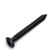 GOTOH® SHORT NECK PLATE SCREWS TS-03-35 4 x 35mm BLACK (4pcs)
