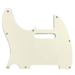 WD® CUSTOM PICKGUARD TELE® 8 HOLES LEFT HAND 3 PLY PARCHMENT