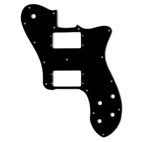 TELE DELUXE BLACK 3-PLY .090