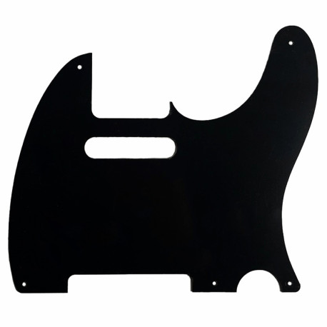 HOSCO® PICKGUARD BAKELITE FOR FENDER® TELE® 5 HOLES 2mm 1 PLY BLACK