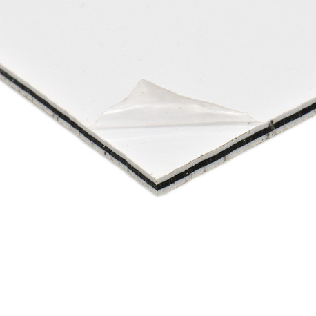 PICKGUARD BLANK 23 x 30cm x 2.4mm 3 PLY WHITE