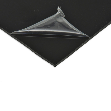 BAKELITE PICKGUARD BLANK 25 x 45cm x 2mm 1 PLY BLACK