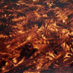 HOSCO® ACOUSTIC PICKGUARD BLANK ADHESIVE 290 x 180 x 0.65mm BROWN TORTOISE