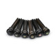 CHEVILLE / BRIDGE PIN EBONY 5.1mm W IRIS DOT (SET OF 6)