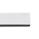 FILET PVC 1700 x 6 x 1.5mm 3 PLIS BLANC / NOIR / BLANC