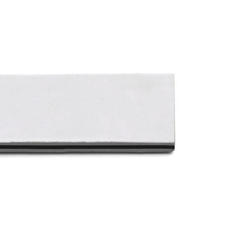 FILET PVC 1700 x 6 x 1.5mm 3 PLIS BLANC / NOIR / BLANC