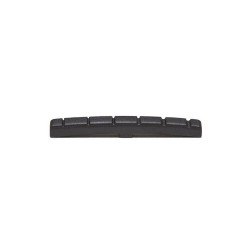 BLACK TUSQ XL® NUT FENDER® STYLE SLOTTED 42.9 x 3.3 x 5mm E-e 34.6mm