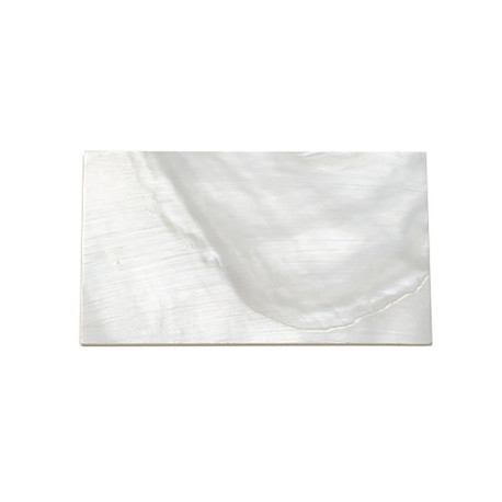 PLAQUE NACRE BLANCHE 50 x 30 x 1mm