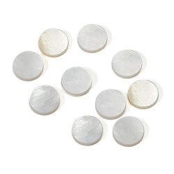 DOTS 10mm MOTHER OF PEARL (Bulk 10pcs)