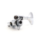 GOTOH® GBU510M-9 BASS MACH HEAD 14mm Y BUTT. BASS SIDE 1:20 CHROME (1pce)