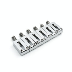 GOTOH® S199 STEEL SADDLES FOR MODERN STRAT® TREMOLO 10.8mm SPACING CHROME (6pcs)