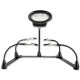 3RD HAND SOLDERING TOOL WITH MAGNIFYING GLASS