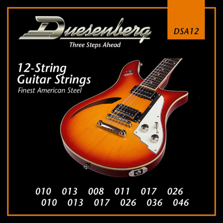DUESENBERG® ELECTRIC 12 STRINGS 010-046 NICKEL PLATED