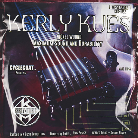 KERLY KUES® ELECTRIC STRINGS NICKEL WOUND 010-052
