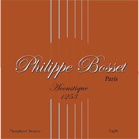 !! DISCONTINUED !! PHILIPPE BOSSET ACOUSTIQUE PHOSPHOR BRONZE LIGHT 12-53
