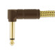 FENDER® DELUXE SERIES INSTRUMENT CABLE STRAIGHT/ANGLE 10ft (3 M) TWEED