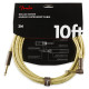 FENDER® DELUXE SERIES INSTRUMENT CABLE STRAIGHT/ANGLE 10ft (3 M) TWEED