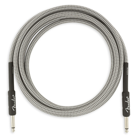 FENDER® PROFESSIONAL SERIES INSTRUMENT CABLE STRAIGHT/STRAIGHT (3 M) WHITE TWEED