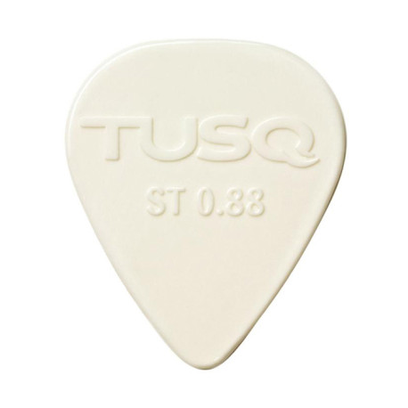 TUSQ® PICK STANDARD BRIGHT / WHITE 0.88mm (6pcs)