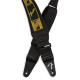 FENDER® SWELL™ SANGLE NEOPRENE 6 CM BLACK/YELLOW/BROWN