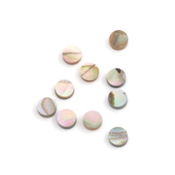 REPÈRES DE TOUCHE 6mm ABALONE (Vrac 10pcs)
