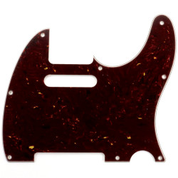 ALL PARTS® PICKGUARD FOR FENDER® TELE® 8 HOLES 2.54mm 4 PLY CELLULO TORTOISE