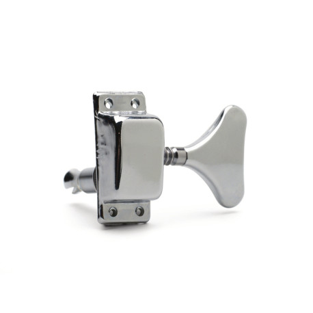 MACHINE HEADS BASS OLD STYLE 4x1 "Y" BUTTON RATIO 1:20 CHROME